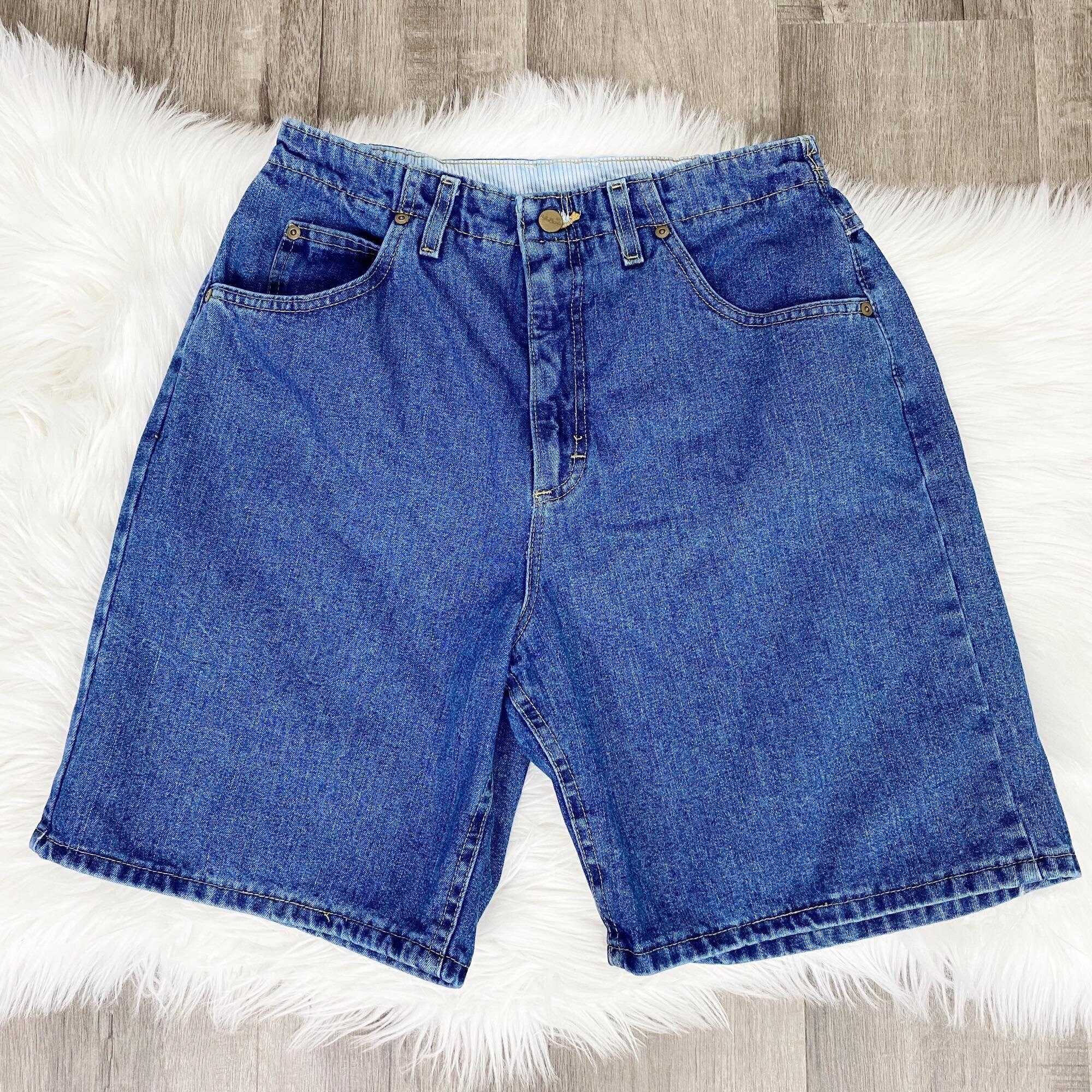 Vintage LL Bean Womens 12 High Waist Mom Jean Shorts Double L Etsy