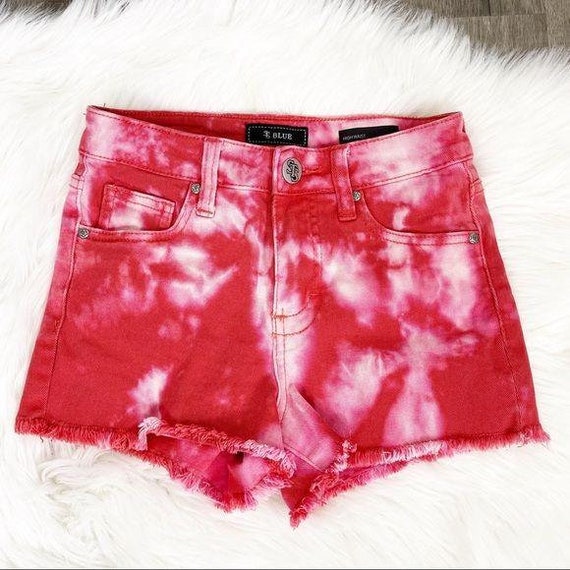 Custom Bleach Tie Dye Orange Cutoff 