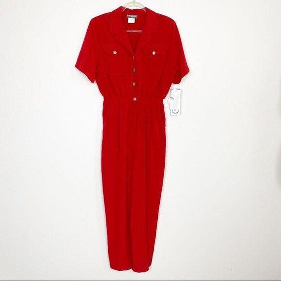 Vintage Saint Germain Paris Red Short Sleeve Jumps