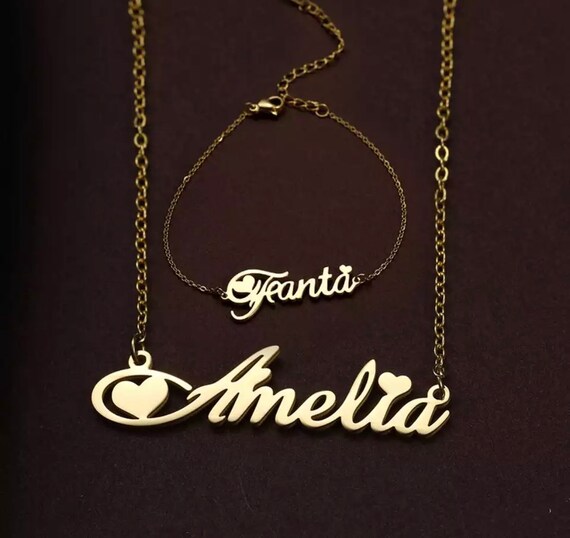 Custom Name Necklace Personalized 