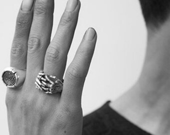 Mode Persönlichkeit Punk Schädel Ring Männer übertrieben Vintage Schmuck Supply Mode Persönlichkeit Punk Schädel Ring Männer übertrieben Vintage Schmuck Supply