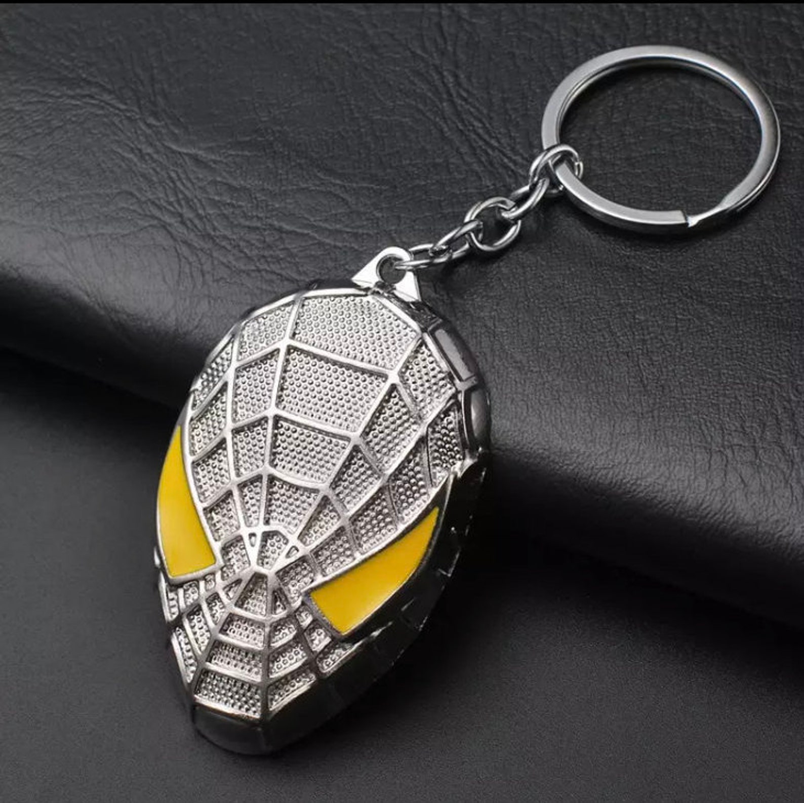 Spiderman Keychain Keyring Car Key Bag Superhero Accessories Etsy UK