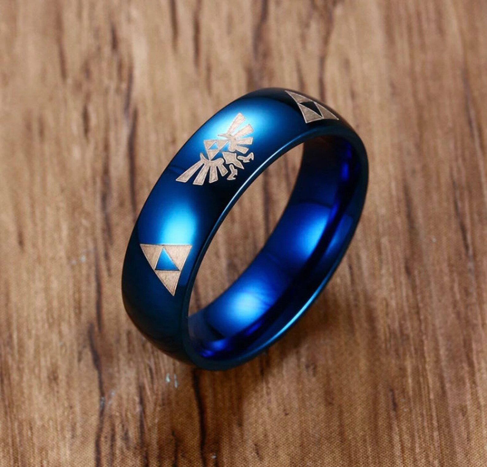 Blue Ring The Legend of Zelda Ring for Man Woman Rings Etsy