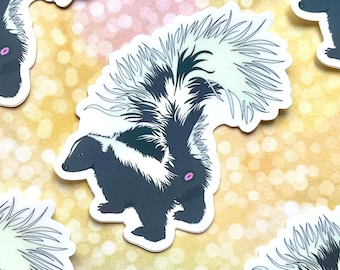 Vinylsticker Skunk Butt – sticker grappige dieren voor waterfles, laptop, propcadeau