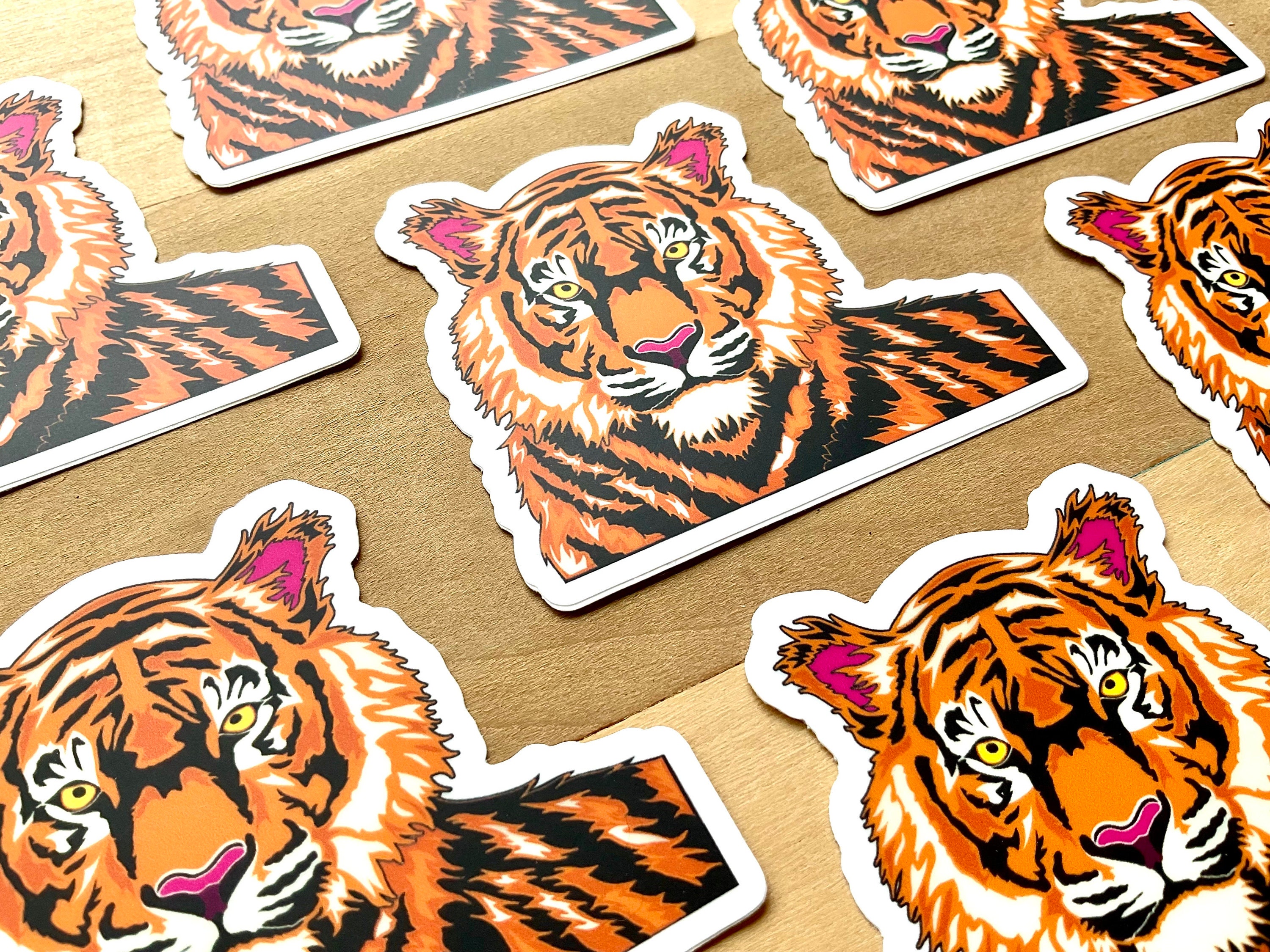 Tigerman Sticker Tiger Sticker, 3in Waterproof Vinyl Decal - Etsy