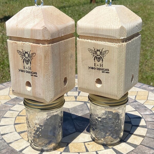 Twin pack (2) Carpenter bee traps // free shipping