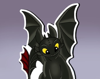 Dragon Sticker; Cute Dragon Sticker; Fantasy Sticker