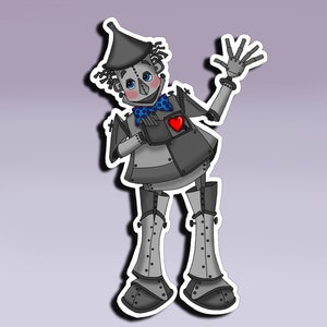 Sticker - The Tin Man; Wizard of Oz Sticker; Tin Man Sticker; Off to See the Wizard Sticker