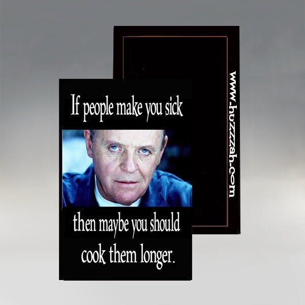 Magnet - If people make You Stick then maybe you should Cook them longer; Sarcastic Magnet; Retro Refrigerator Magnet