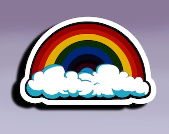Sticker - Pride Rainbow; Pride Sticker, Rainbow Sticker; Gay Pride Sticker