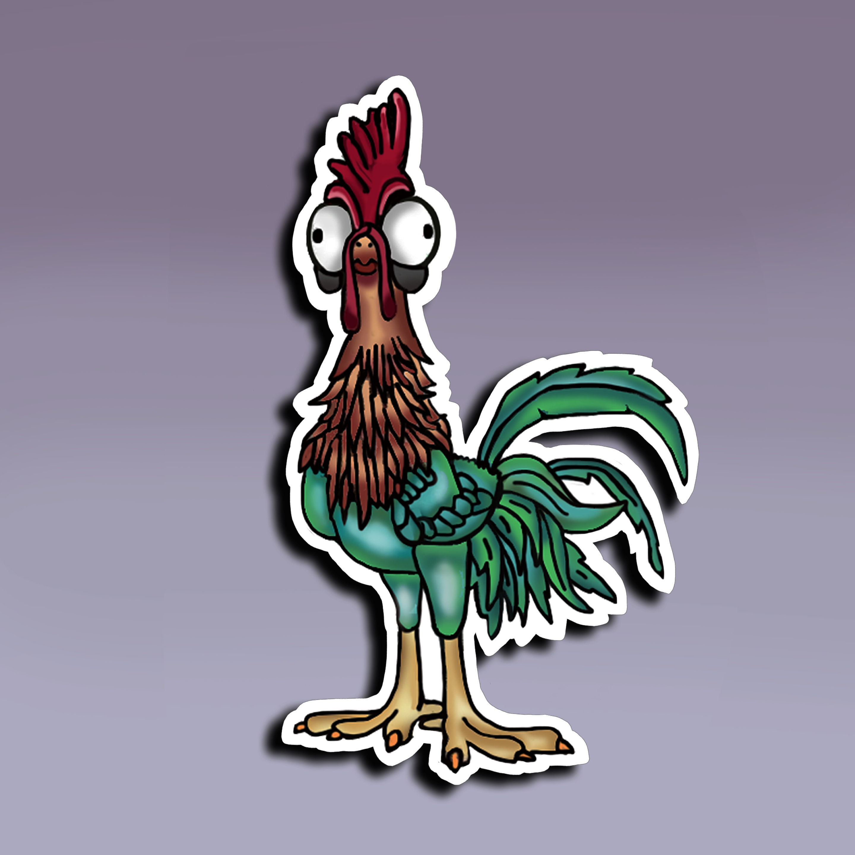Crazy Rooster Sticker Rooster Sticker Animal Sticker Funny - Etsy Crazy Rooster Sticker Rooster Sticker Animal Sticker Funny - Etsy