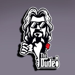 Naklejka Dude; Naklejka Dzień Dude; Naklejka Duderino; Duderism