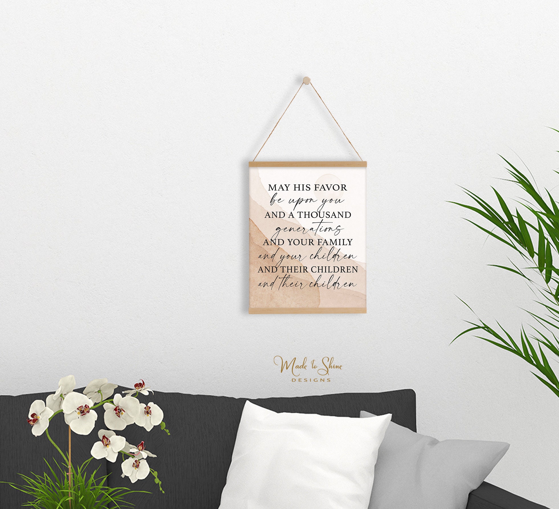 May His Favor Be Upon You Printable, the Blessing, the Lord Bless You ...