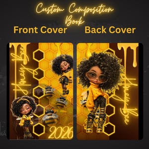Honey Bee Composition Notebook Cover
