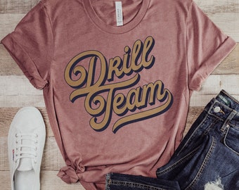 Drill Team SVG PNG DXF | Game Day Cut Files | Drill Team Mom Shirt Design | Drill Team Gifts Svg | Drill Team Sublimation Tee Png