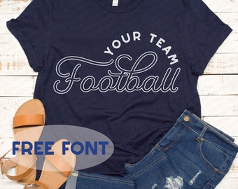 Football SVG | Football Shirt SVG | Football Team SVG | Football Game Day Svg | Football Png | Football Mom Svg | Custom Football Svg