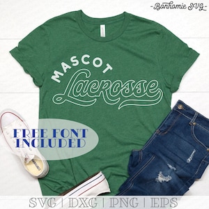 Lacrosse SVG | Lacrosse Mom SVG | Custom Lacrosse SVG | Lax Fan Svg | Team Spirit Svg | Lax Game Day Svg | Lacrosse Png & Cut Files