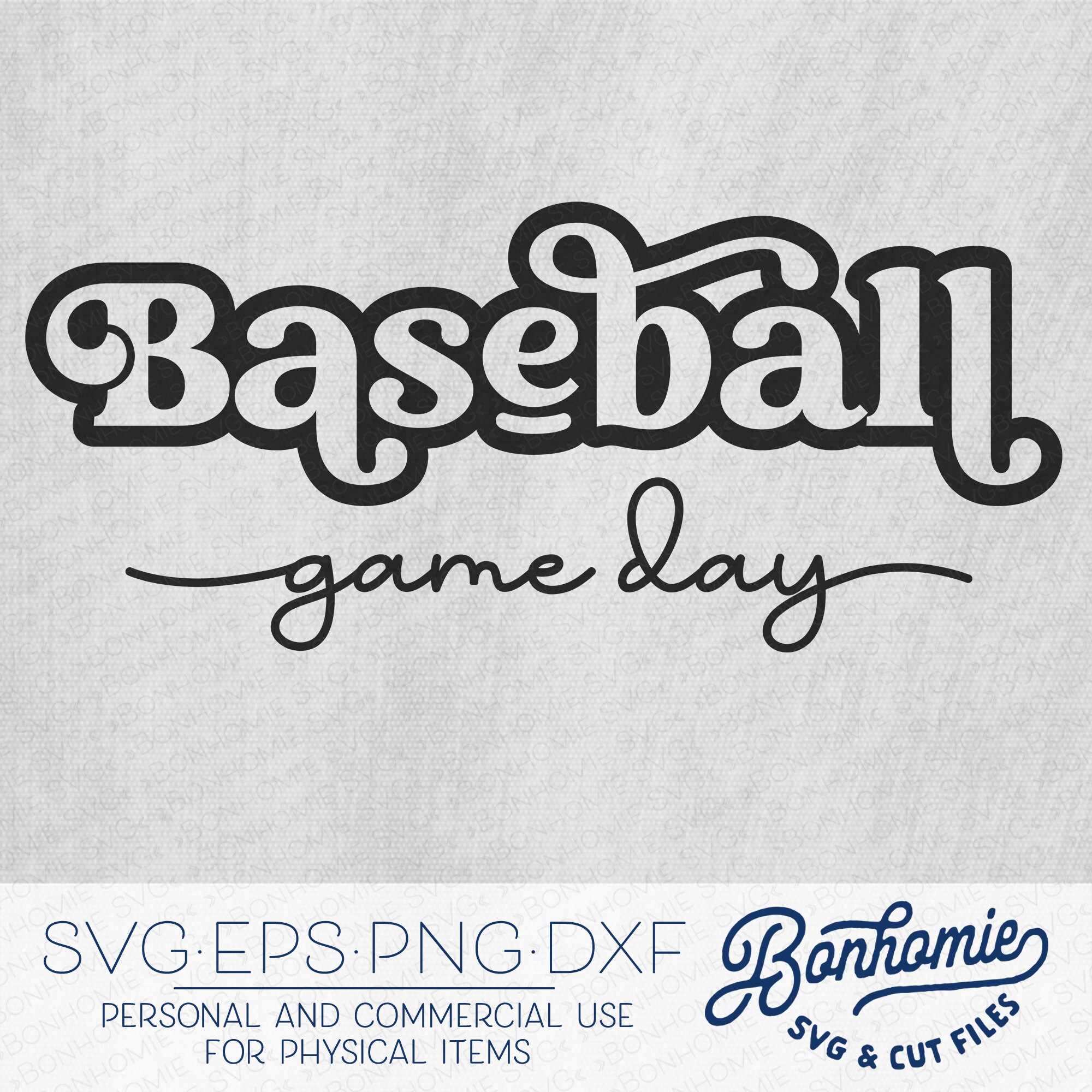 Baseball SVG Game Day SVG Baseball Fan SVG Spiritwear Svg Baseball Cut