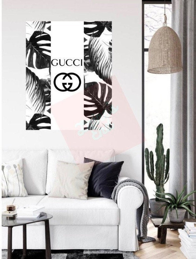 Gucci Wall Decor Set of 2 Digital Download Gucci Poster Etsy