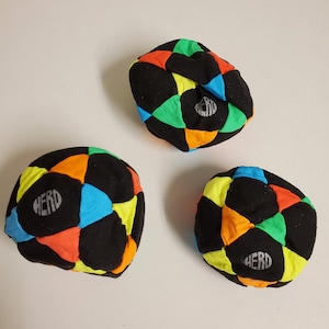 3 Hacky Sacks Hero Neon colors
