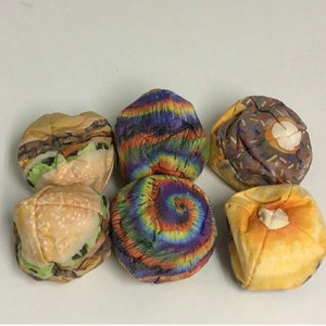6 Pcs. Graphic Hacky Sacks