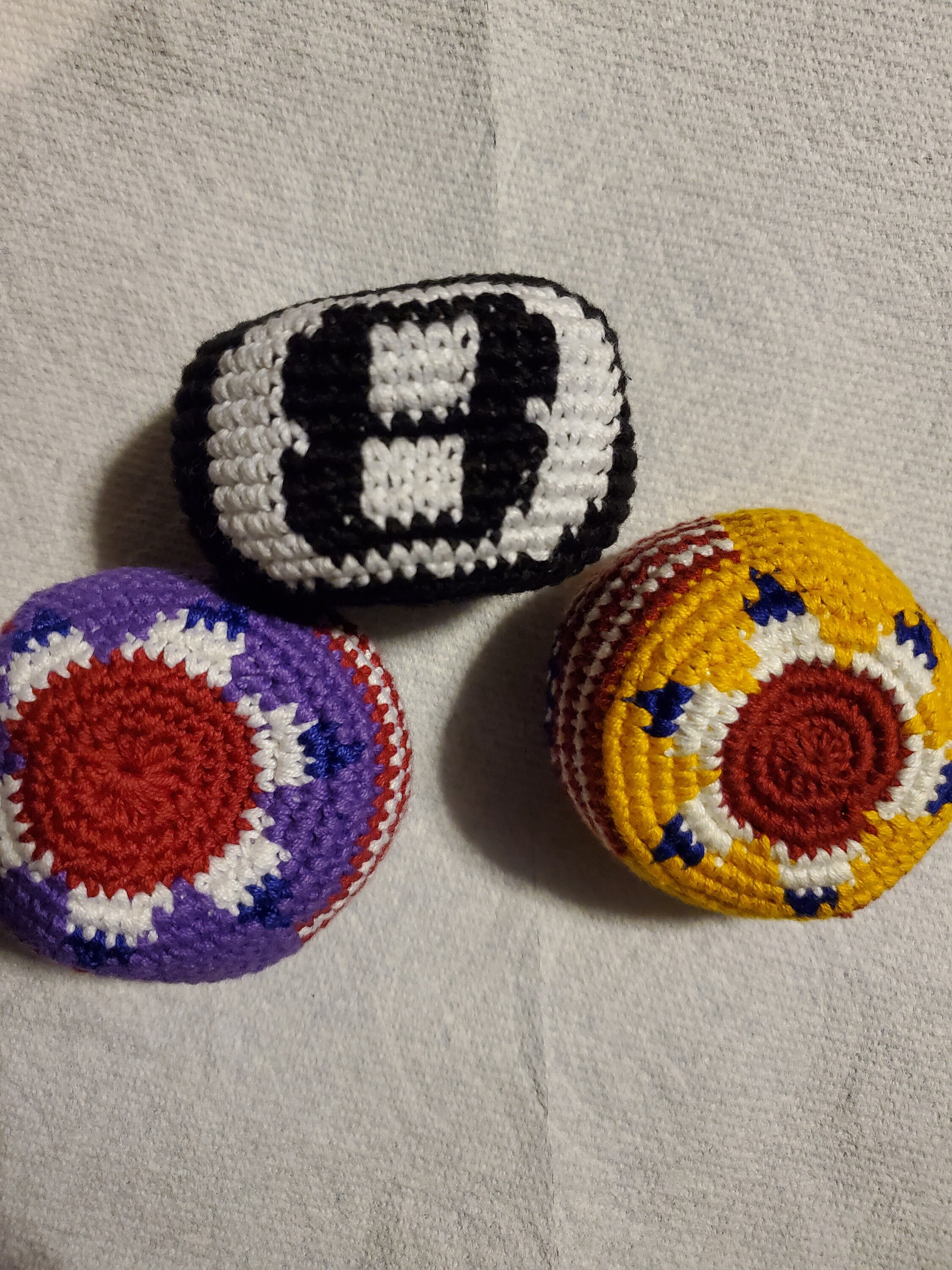 3 Assorted Hacky Sacks Etsy