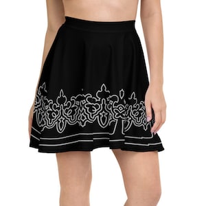2B Pattern Skater Skirt Nier Automata / Yorha - Etsy