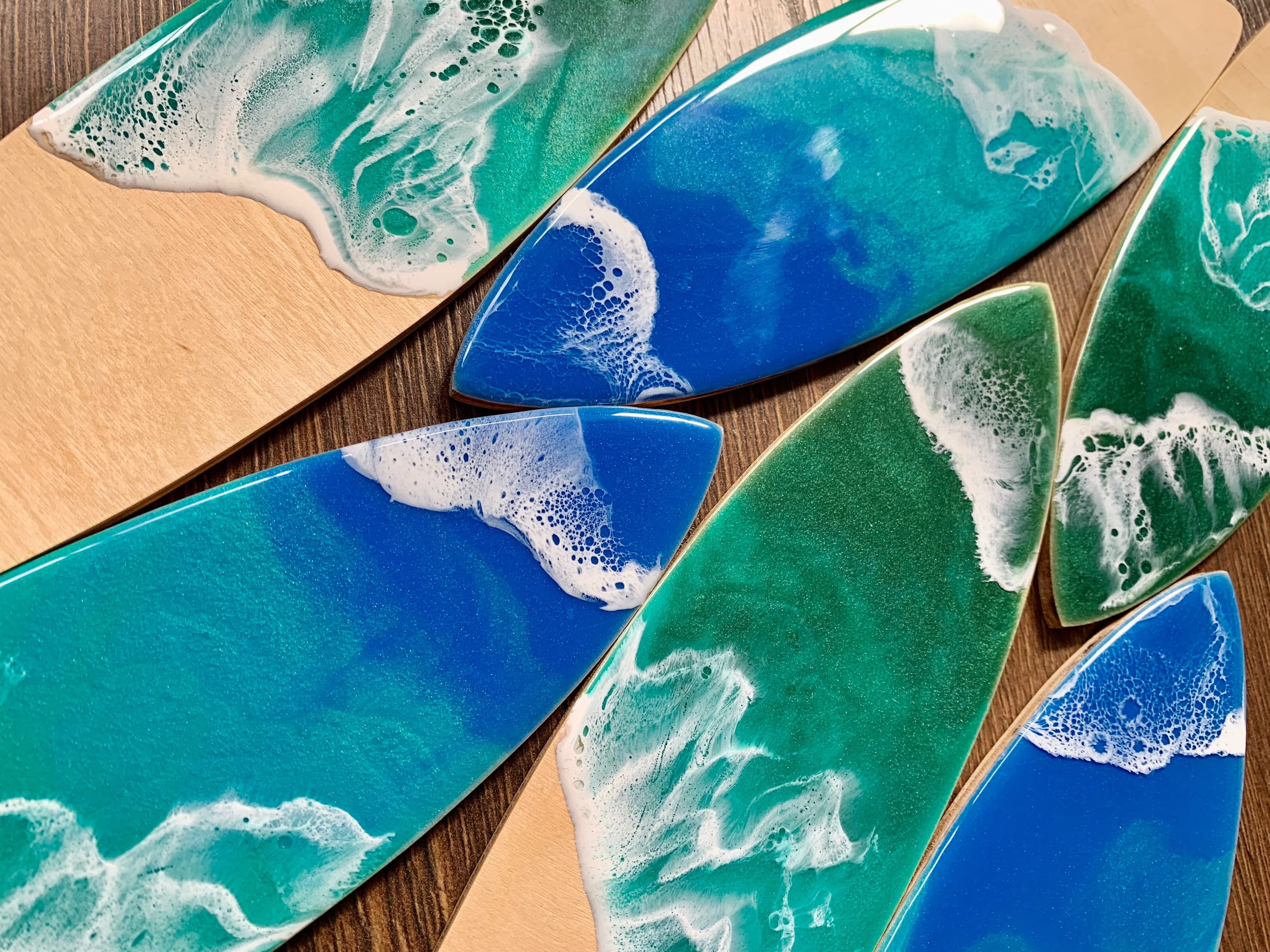 10 RESIN SURFBOARD Wall Art Etsy