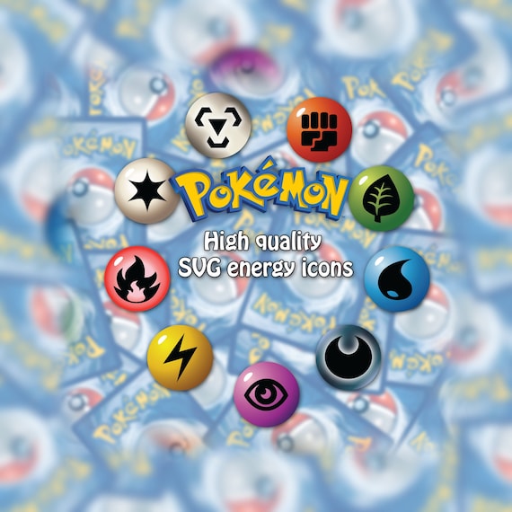 Pokemon Card Energy Symbols - Etsy