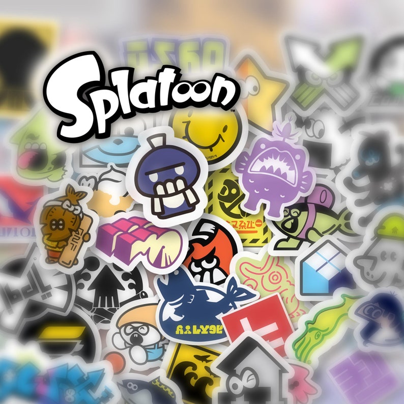 Splatoon Brand Logos New Logos and Splatoon 3 Graffiti Added - Etsy ...
