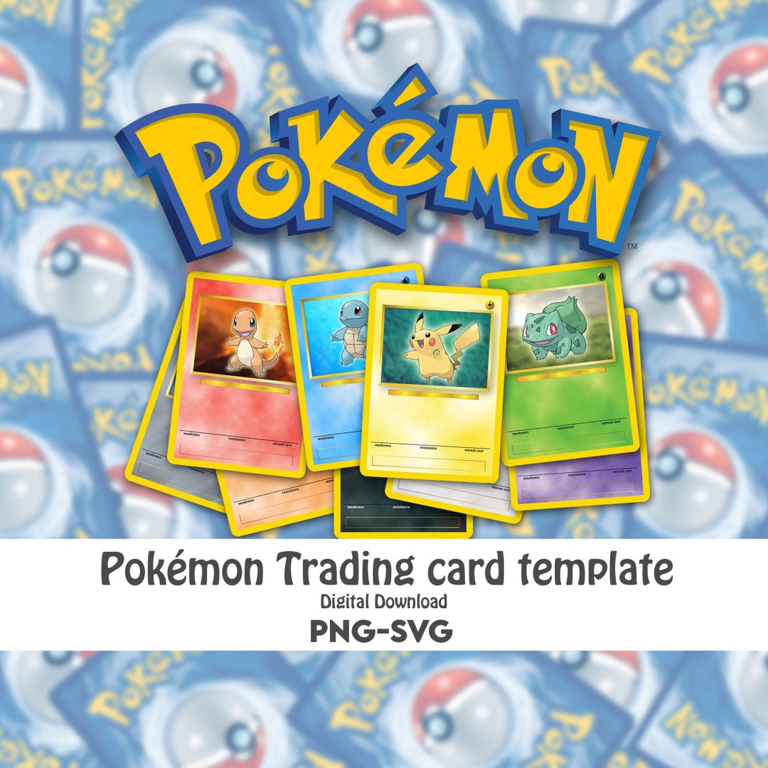 Custom Pokémon Card Template Base Set Etsy Custom Pokémon Card Template Base Set Etsy