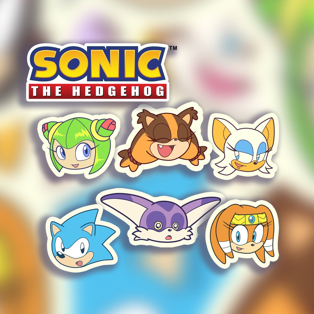 Sonic the Hedgehog Sticker Set 20 Pieces 