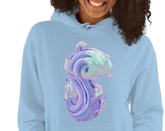 Ocean Beach-hoodie, wave-hoodie, surfhoodie, zonsondergang zomerhoodie, Siesta Beach-hoodie, Mermaidcore-kleding, Salty-hoodie
