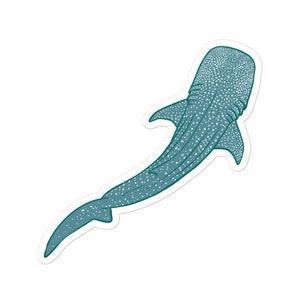 WhaleShark stickers, Whale stickers, Beachy Sticker, Marine Life Sticker, Respect Whales, Save The Whales, Ocean Sticker