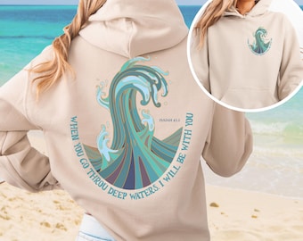 Beachy Hoodie, Ocean Hoodie, Beachy Hoodie, Ocean Beach Hoodie, Jesus Hoodie, Sea Hoodie, Ocean Shirt, Ocean Inspired Style, Coconut Girl