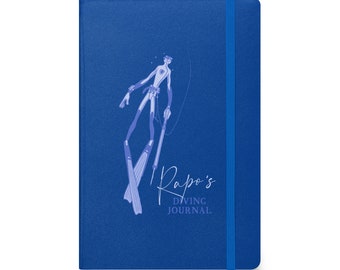 Diving Journal Personalized Spearfishing Log Book Gift Journal Diving Gift Log Book Spearfishing Journal Custom Diving Notebook Diver Gift