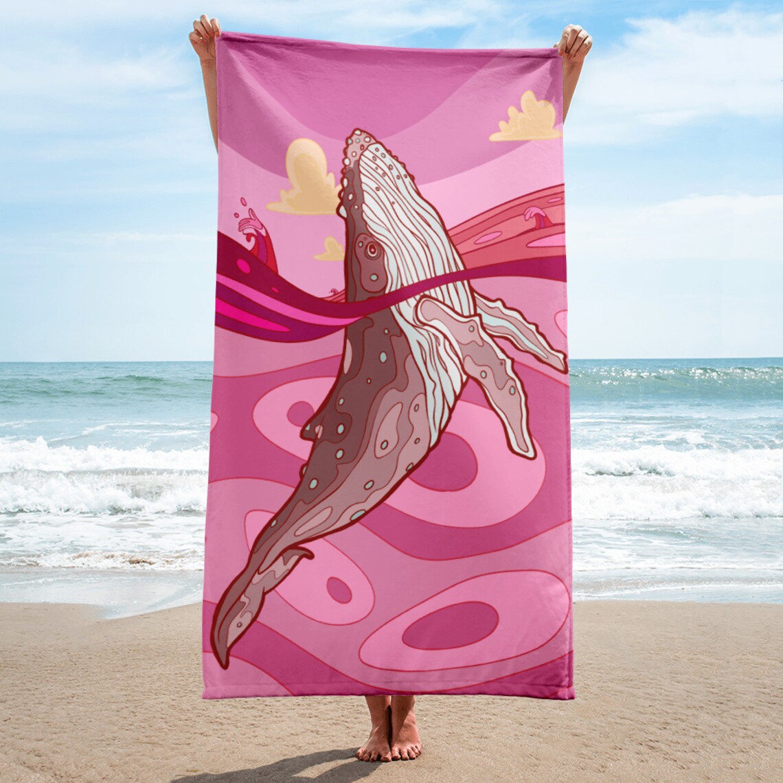 Wally Whale Towel main image 1