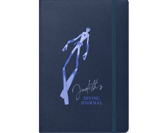 Diving Journal Personalized Diving Log Book Gift Scuba Journal Diving Gift Log Book Journal Custom Diving Notebook Diver Gift Idea Diving