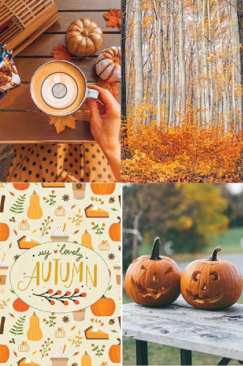 Schöne Herbst Wand Collage Kit | Etsy