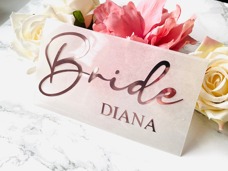 Iron on Vinyl Names Wedding Personalised Dressing Gowns Etsy UK