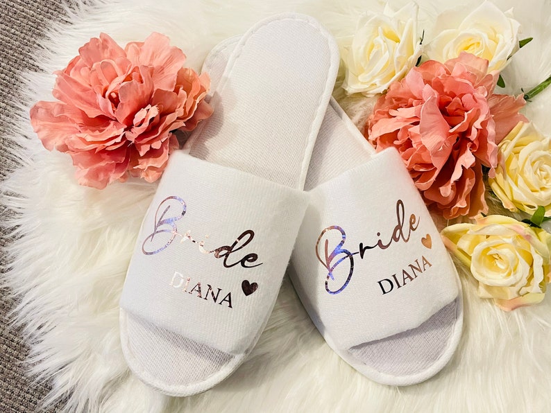 Iron on Vinyl Names Wedding Personalised Dressing Gowns Etsy UK