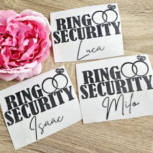 Adesivo de segurança Ring, passável a ferro ou vinil adesivo para plástico, madeira, vidro, roupas