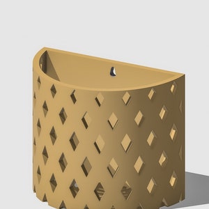 Staghorn Wall Mount, Orchid Wall Planter, Indoor Hanging Planter, 3D Printed Planter, Cute Aesthetic, Modern Home Decor, Wall Plant Pot Boho