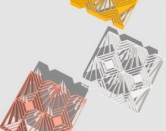 Indoor Plant Wall Trellis for Plants, Plant Support, Cottagecore Decor, Ideal for Vining Plants, Unique Home Decor, 3D Printed, Sun