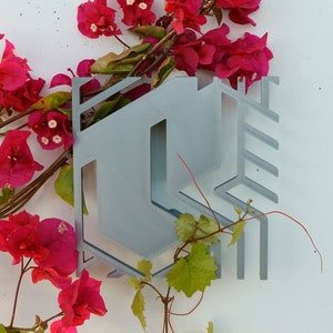 Wall Trellis for Plants, Modern Plant Support, Cottagecore Decor, Ideal for Vining Plants, Unique Home Decor, 3D Printed for Plants, Gatsby