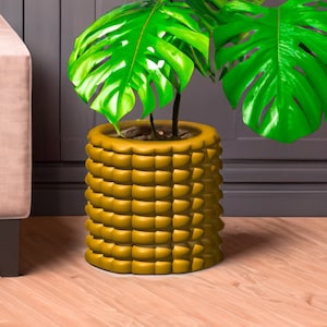 Unique Corn Cob Planter Pot for Houseplants, 3D Printed Gifts for Plant Lovers, Cottagecore Garden Decor, Corn on the Cob Room Decor Quirky