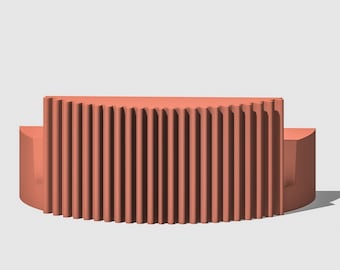 Modern Vinyl Record Storage Display, Easily Display Record Player Vinyls with Adhesive Back, Unique Ribbed Design with Curved Angle Slot