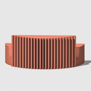 Modern Vinyl Record Storage Display, Easily Display Record Player Vinyls with Adhesive Back, Unique Ribbed Design with Curved Angle Slot