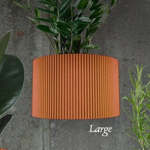 Ribbed Wall Planter, Indoor Hanging Planter, Unique Gift, 3D Printed Planter, Cute Aesthetic, Modern Home Decor, Wall Plant Pot Boho