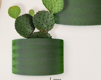 Indoor Hanging Planter, Ripple Wall Planter, Unique Gift, 3D Printed Planter, Cute Aesthetic, Modern Home Decor, Wall Plant Pot Boho